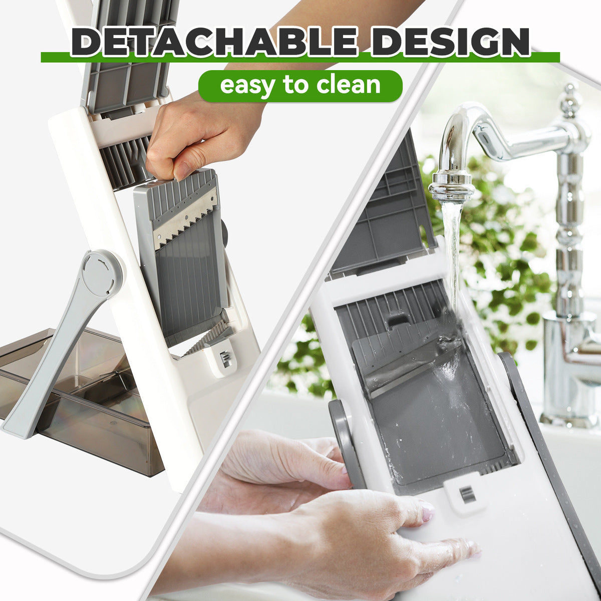 Multifunctional 3-in-1 Veggie Cutter, Slicer and Chopper