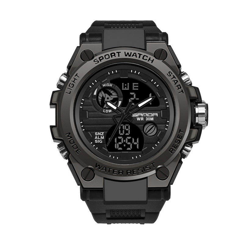 Dual Display Multi-Function Sports Watch