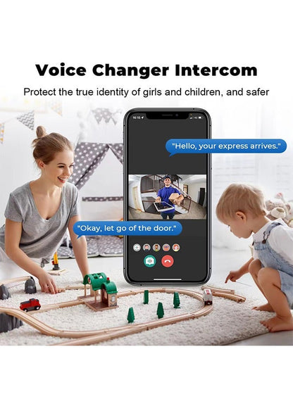 Home Smart Security Doorbell Two-Way Calls Camera - Easy Installation APP Control