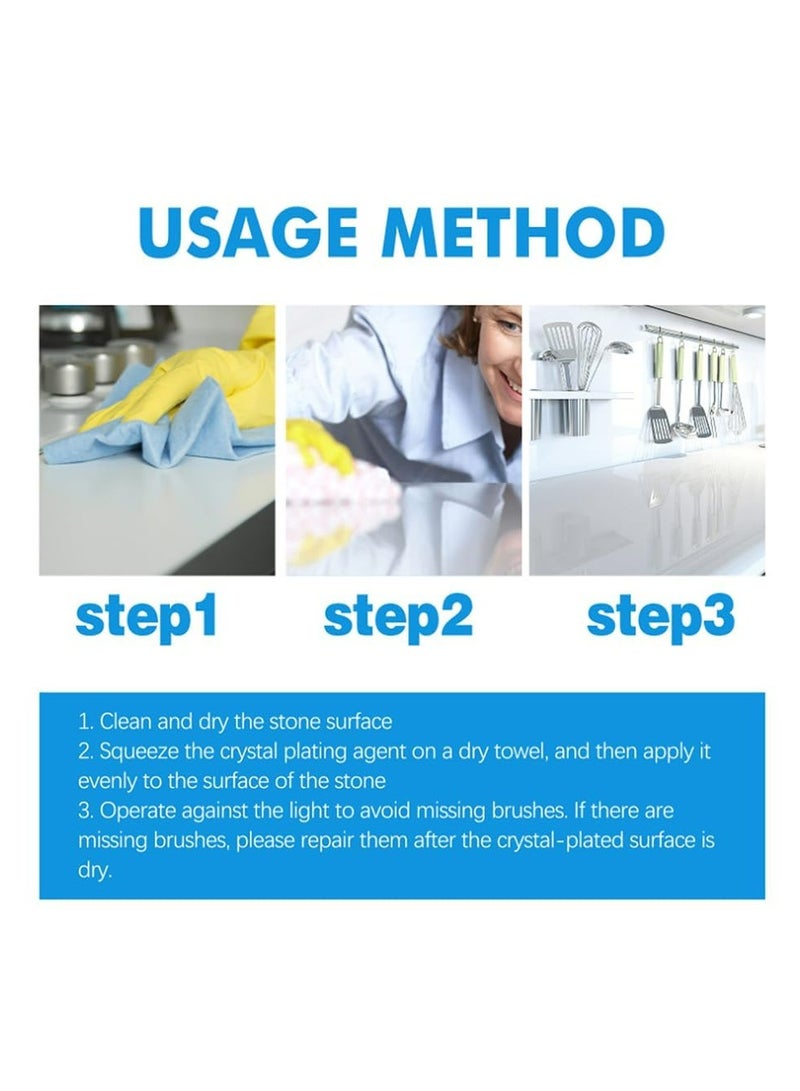 Stain Remover and Cleaner for Marble, Quartz And Granite Surfaces