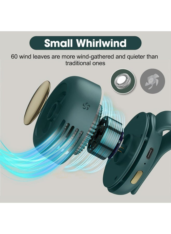 360° Rotatable & Adjustable 3-Speed Suspended Waist Fans - Suitable for Outdoor & Office