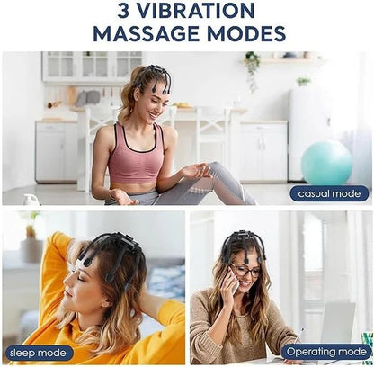 Electric Scalp Massager with 3 Modes - 360 Degree Head Massager with 8 Claws