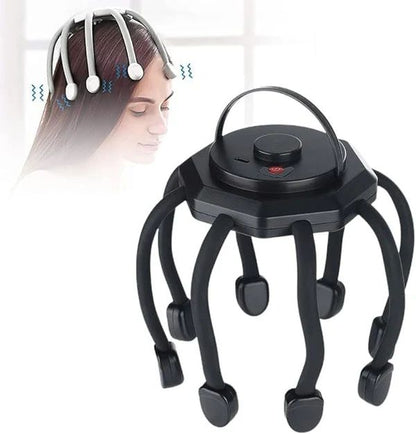 Electric Scalp Massager with 3 Modes - 360 Degree Head Massager with 8 Claws