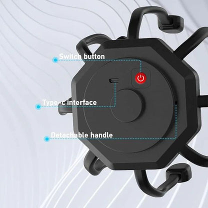 Electric Scalp Massager with 3 Modes - 360 Degree Head Massager with 8 Claws