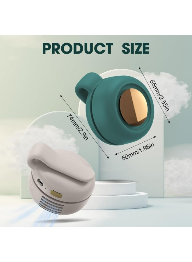 360° Rotatable & Adjustable 3-Speed Suspended Waist Fans - Suitable for Outdoor & Office