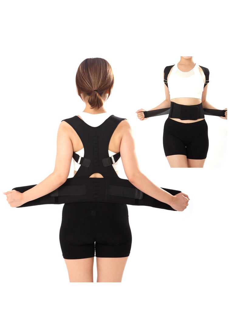 Back Brace Posture Corrector Shoulder-Upper and Lower Back Pain Relief