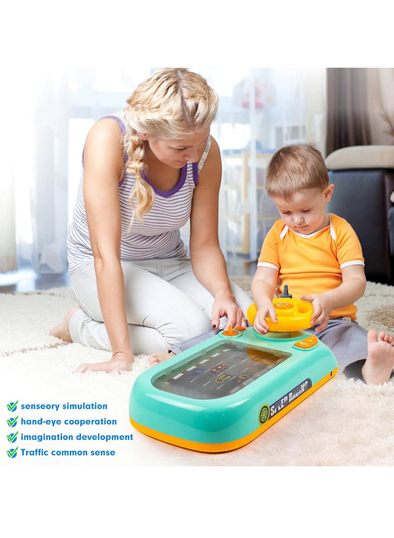 Steering Wheel Simulated Driving Racing Car Game