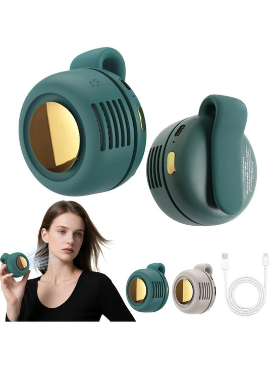 360° Rotatable & Adjustable 3-Speed Suspended Waist Fans - Suitable for Outdoor & Office