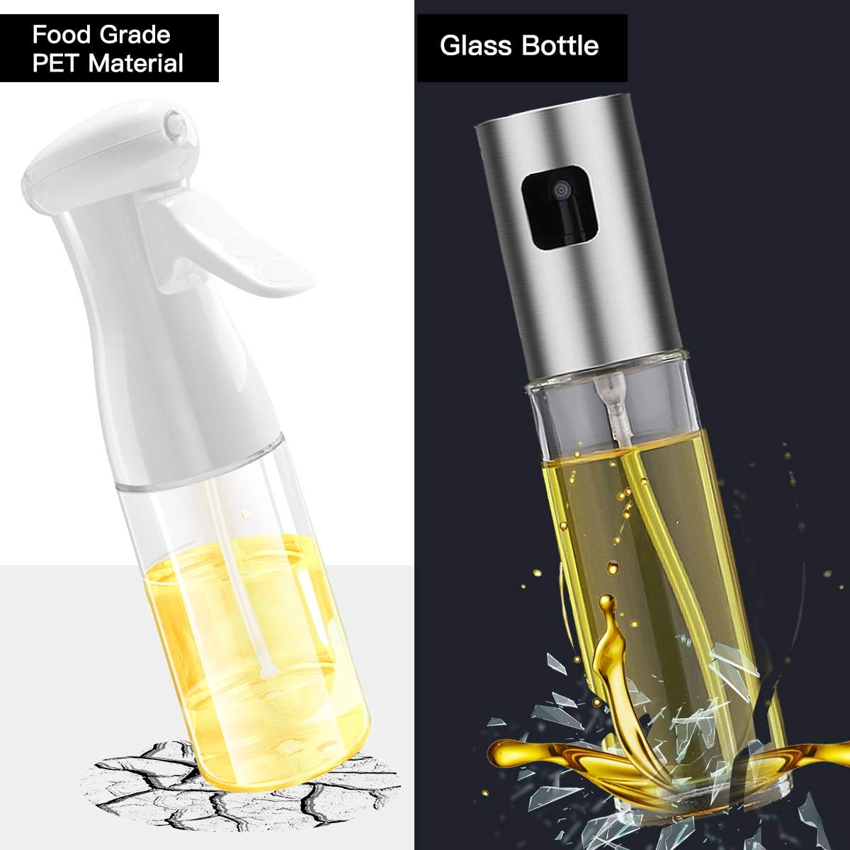 High Quality 210ml Kitchen Oil Spray Bottle