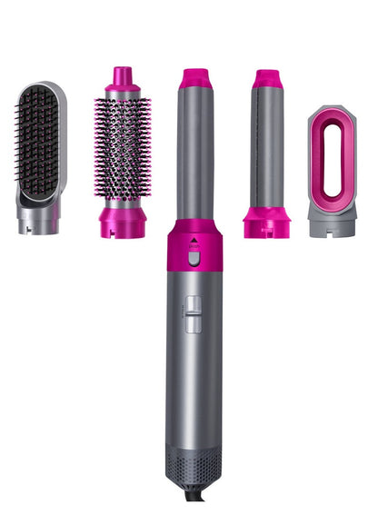 5 In 1 Hair Dryer Brush Hot Comb Set - Suitable for Women Hair Types
