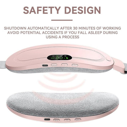 Electric Period Cramp Massager - Vibrating Heating Belt