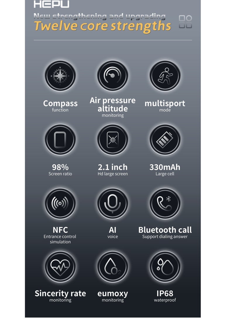 HEPU Digital Smart Watch HP G03