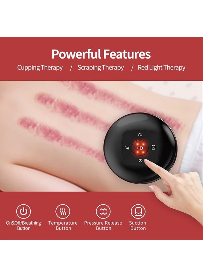 Smart Electric Cupping Massager for Shoulder, Back and Neck - 12 Massage Modes