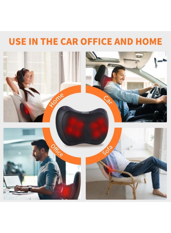Electric Neck Massage Pillow For Neck , Shoulder , Back & Legs - Muscle Pain Relief