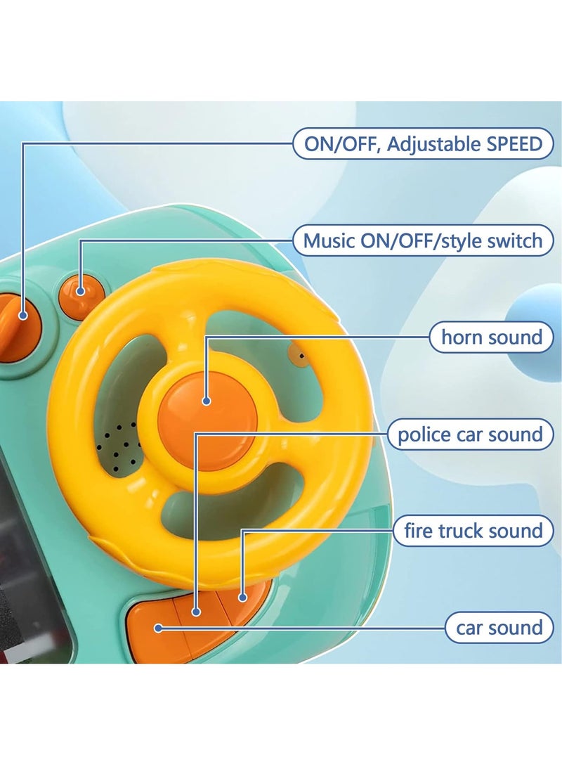 Steering Wheel Simulated Driving Racing Car Game