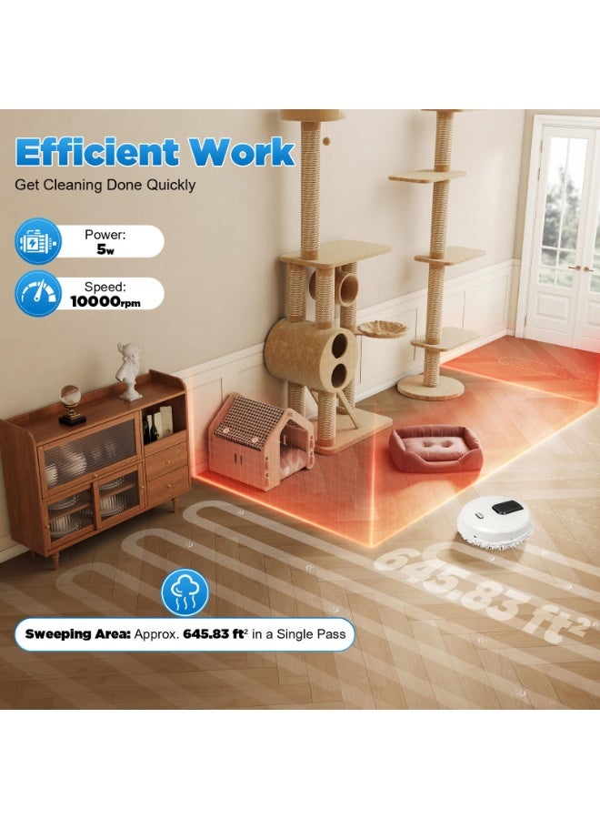 Smart Sweeping and Mop Robot Vacuum Cleaner - Dry and Wet Mopping