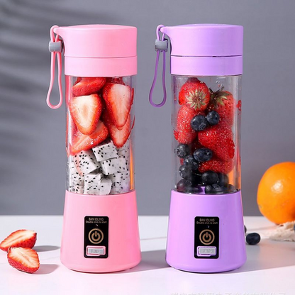 Portable Rechargeable Mini Electric Juicer - Smoothie Ice Maker