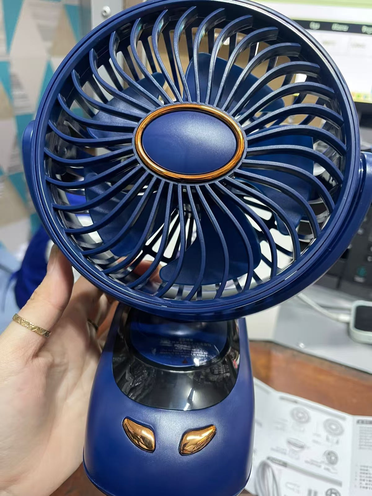 Small Portable Personal USB Desk Clip Fan For Home & Outdoor