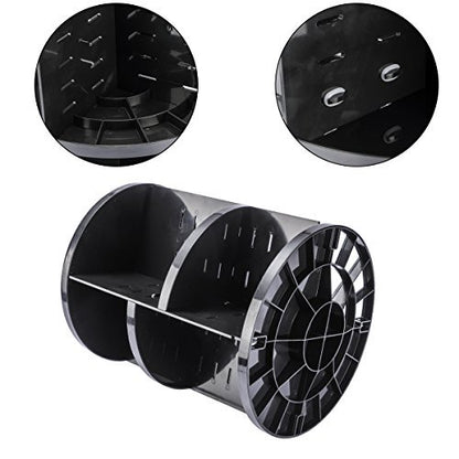 360 Rotating Makeup Organizer - Adjustable Cosmetic Storage Display Case