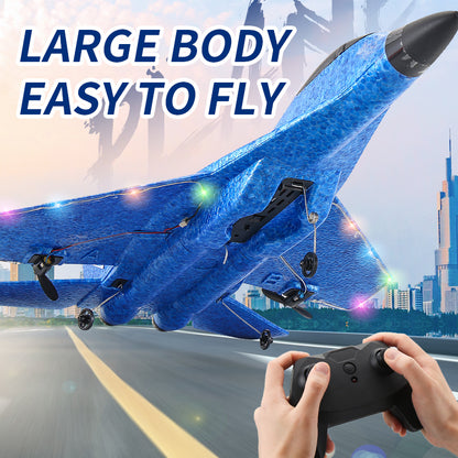 Remote Control Fighter Plane Jet Toys with LED Lights