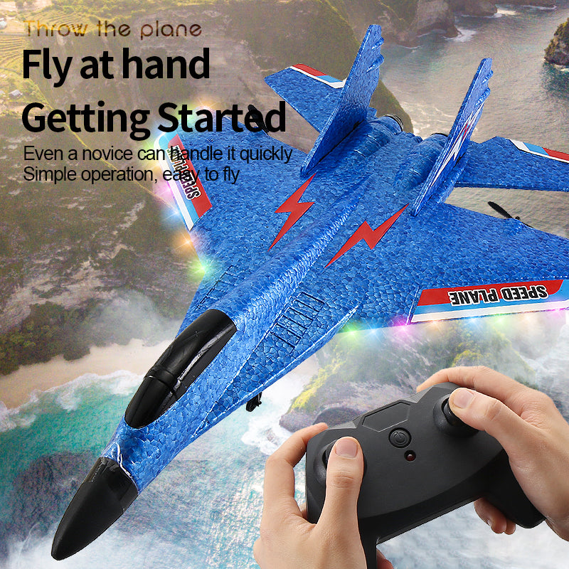Remote Control Fighter Plane Jet Toys with LED Lights
