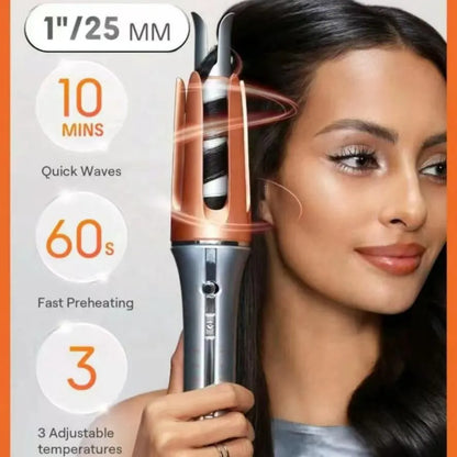 3 IN 1 Automatic Double Voltage Hair Styling Curler - 8 Gears Fast Heating