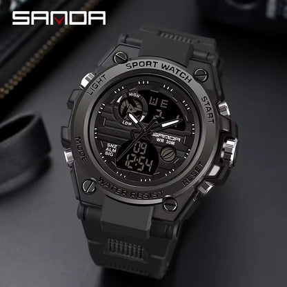 Dual Display Multi-Function Sports Watch