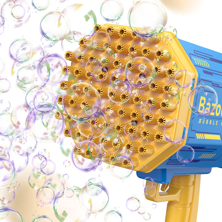 Handheld Automatic Bubble Machine with LED Lights