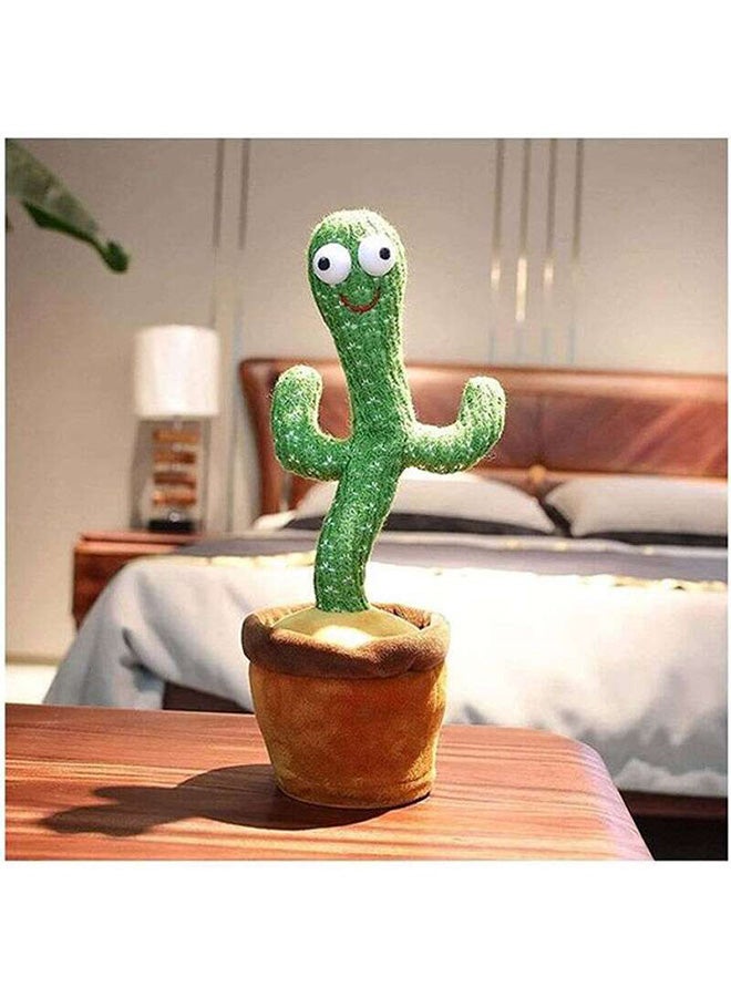 Electric Dancing Plant Cactus Plush Stuffed Toy With Music