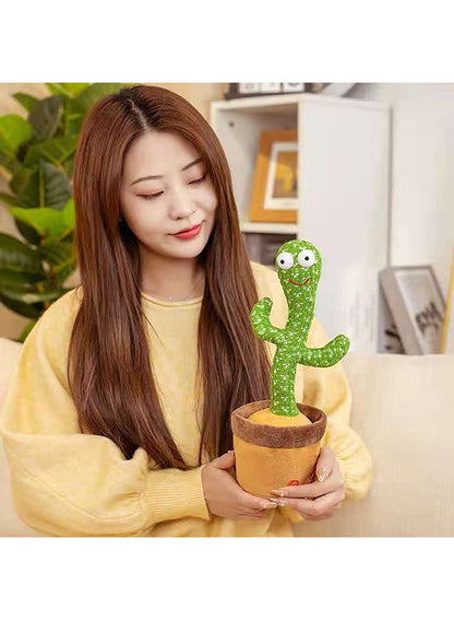 Electric Dancing Plant Cactus Plush Stuffed Toy With Music