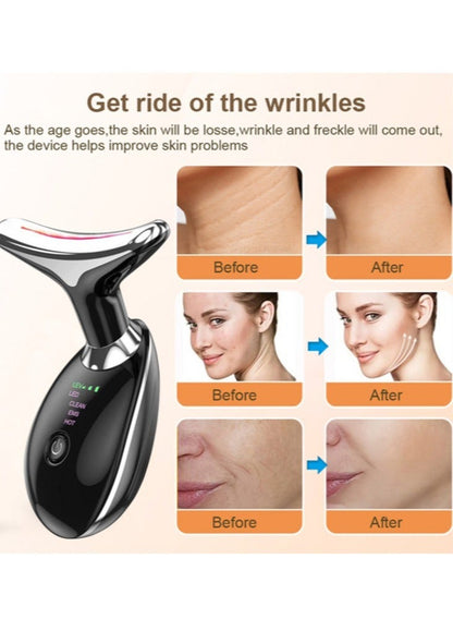 Firming Wrinkle Removal Device - Neck & Face Lifting Tighten Massager