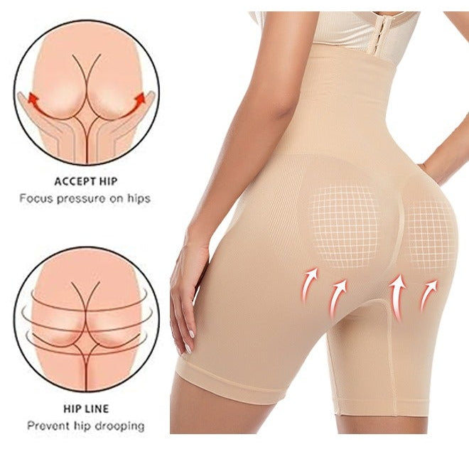 High Waisted Shorts Shapewear for Women - Tummy Control & Thigh Slimming
