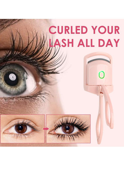 Electric Heating Eyelash Curler With 2 Heating Modes - Suitable For Women's