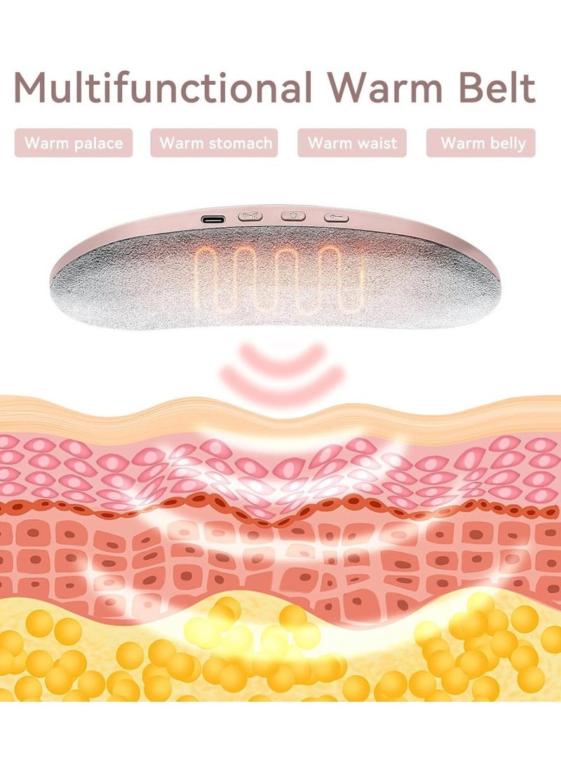 Electric Period Cramp Massager - Vibrating Heating Belt