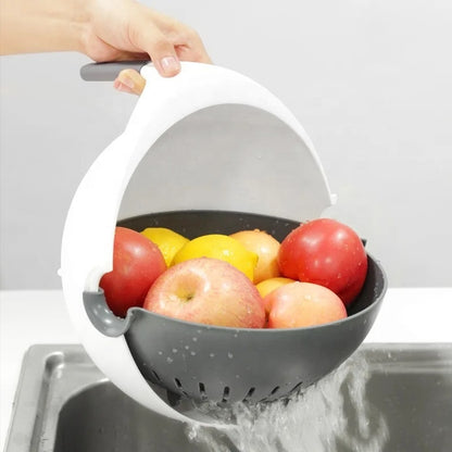 9 in 1 Manual Veggie and Fruit Cutter With Drain Basket