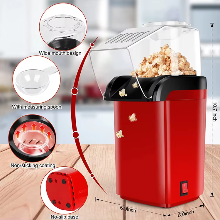 Mini Tabletop Portable Popcorn Maker