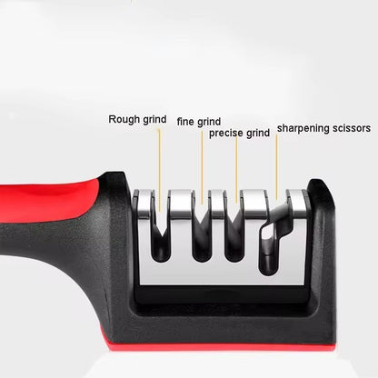 HomeEdge 4-in-1 Manual Knife Sharpener