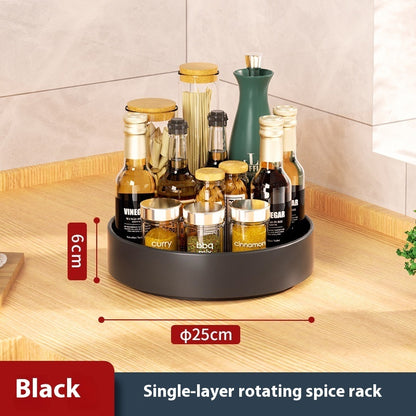360 Degree Rotating Metal Spice Rack Organizer