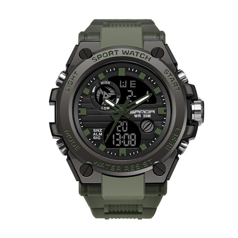 Dual Display Multi-Function Sports Watch