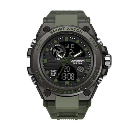 Dual Display Multi-Function Sports Watch