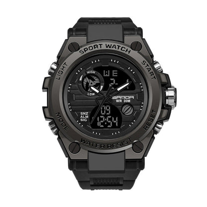 Dual Display Multi-Function Sports Watch
